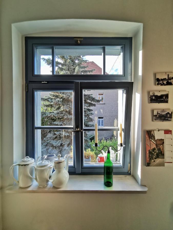 Charmantes Apartment Siebenschlaefer - Ferienwohnung Cafe 7 Weida Ngoại thất bức ảnh